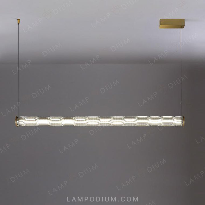 Linear, row luminaire TRICKLE