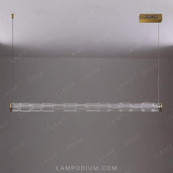 Linear, row luminaire TRICKLE