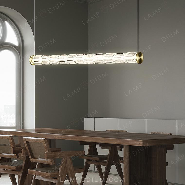 Linear, row luminaire TRICKLE