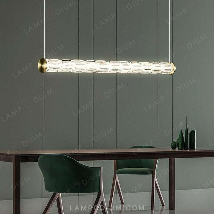 Linear, row luminaire TRICKLE