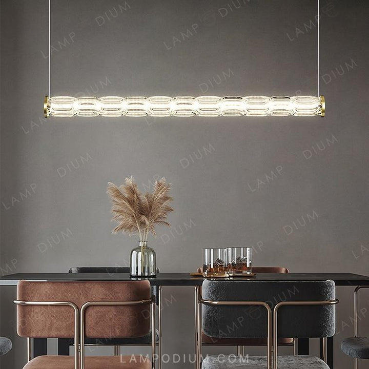 Linear, row luminaire TRICKLE