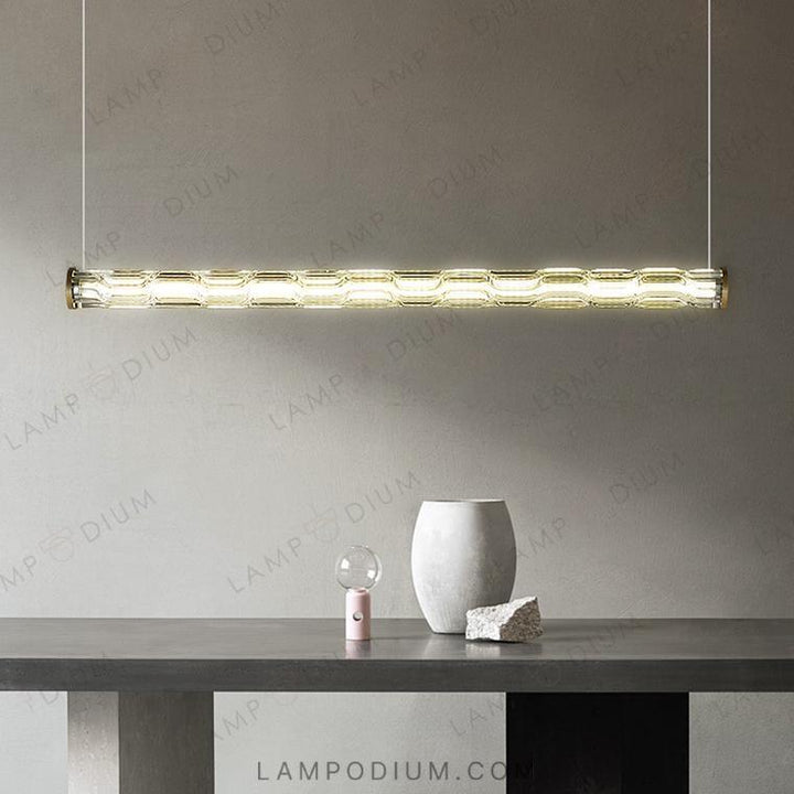 Linear, row luminaire TRICKLE