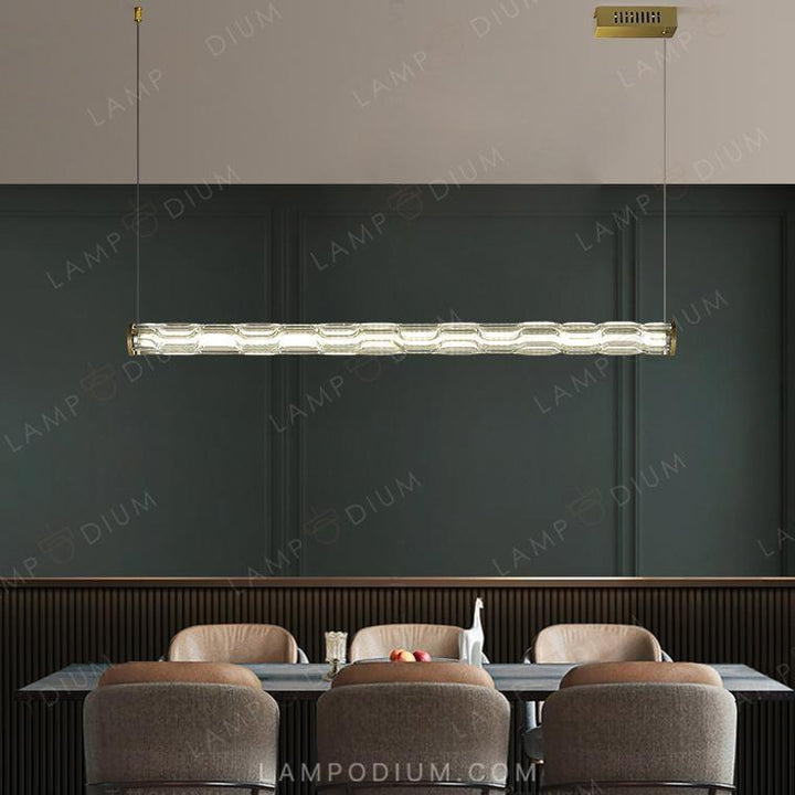 Linear, row luminaire TRICKLE