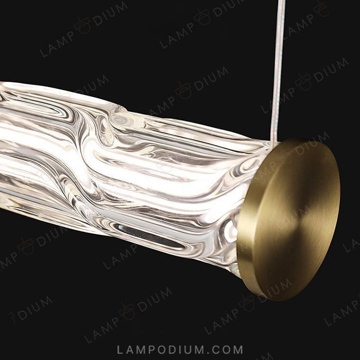 Linear, row luminaire TRICKLE