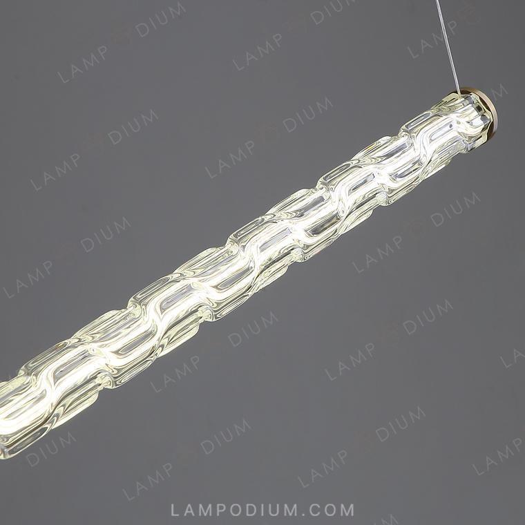 Linear, row luminaire TRICKLE