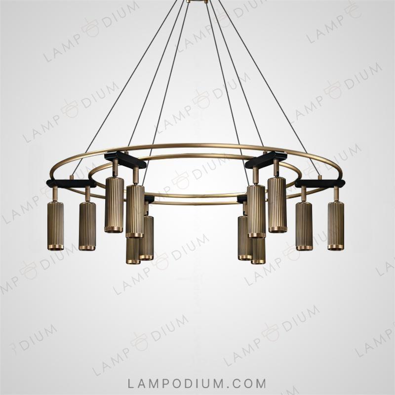 Circular chandeliers and lamps TRIGGER CH