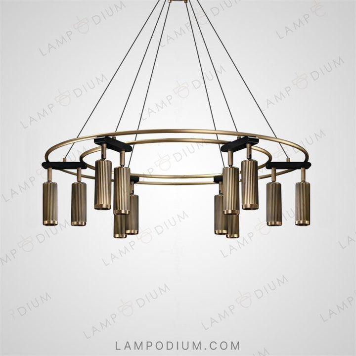 Circular chandeliers and lamps TRIGGER CH