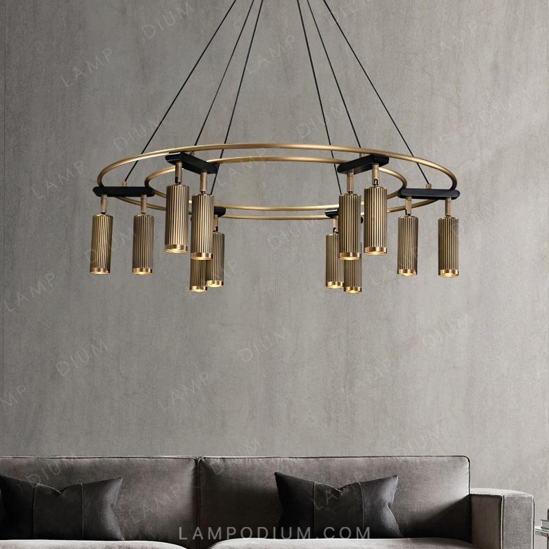 Circular chandeliers and lamps TRIGGER CH