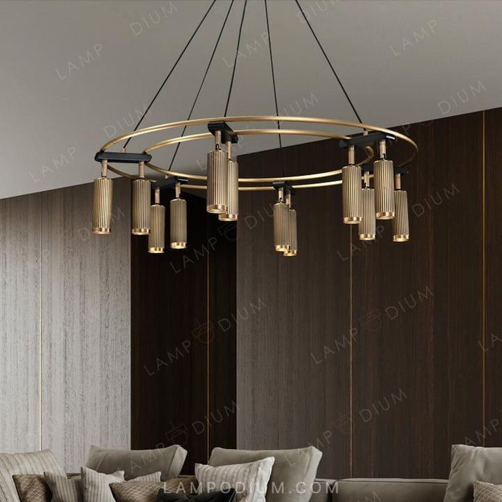 Circular chandeliers and lamps TRIGGER CH