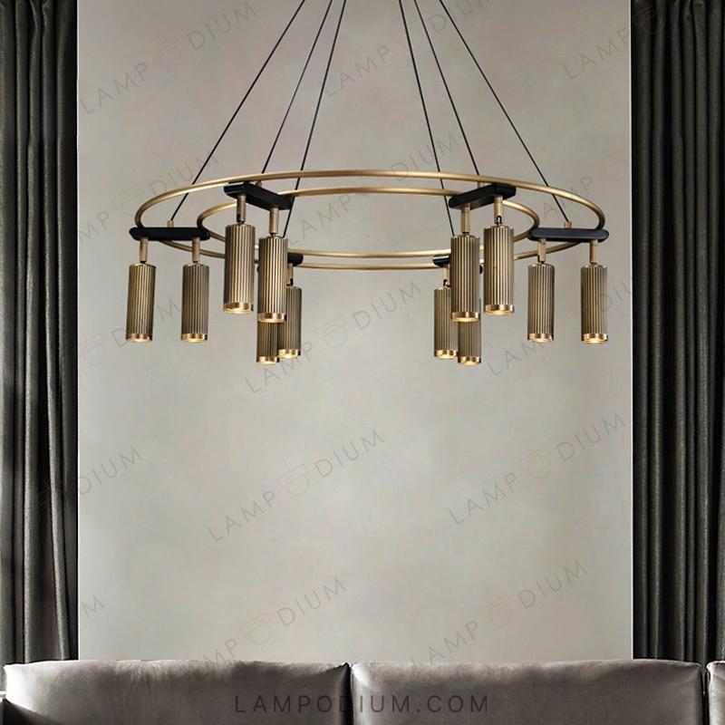 Circular chandeliers and lamps TRIGGER CH