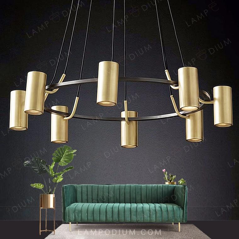 Circular chandeliers and light fixtures UNITY