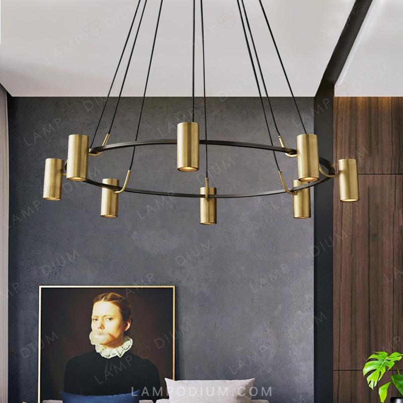 Circular chandeliers and light fixtures UNITY