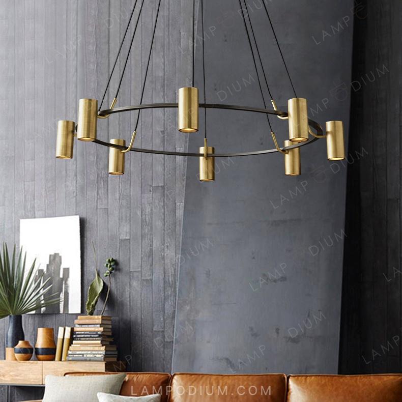 Circular chandeliers and light fixtures UNITY