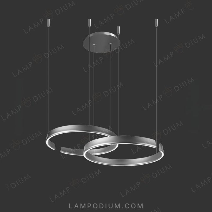 Circular chandeliers and light fixtures VEIKKO COMBO