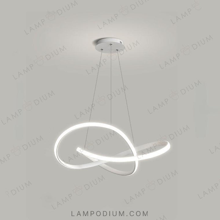 Circular chandeliers and light fixtures VERA