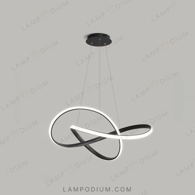 Circular chandeliers and light fixtures VERA