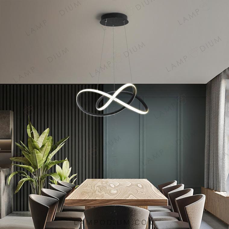 Circular chandeliers and light fixtures VERA