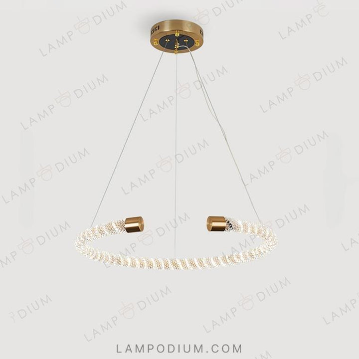 Circular chandeliers and light fixtures VIDAGO RING