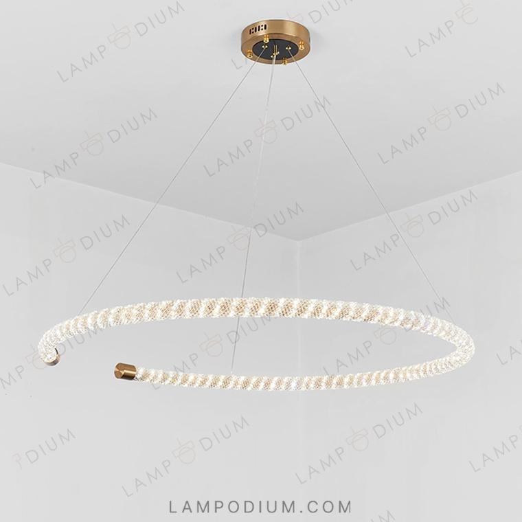 Circular chandeliers and light fixtures VIDAGO RING