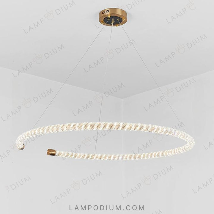 Circular chandeliers and light fixtures VIDAGO RING