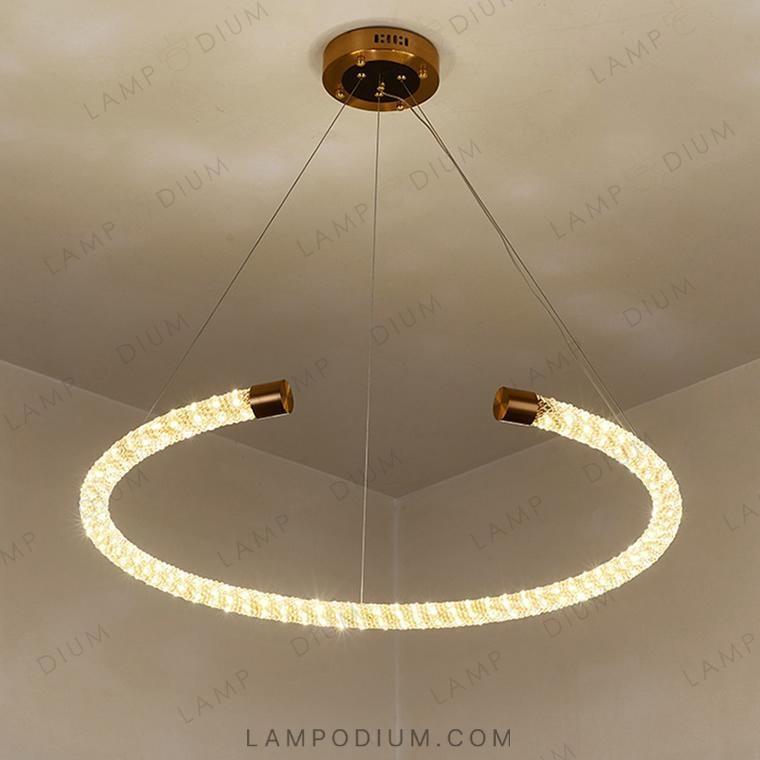 Circular chandeliers and light fixtures VIDAGO RING