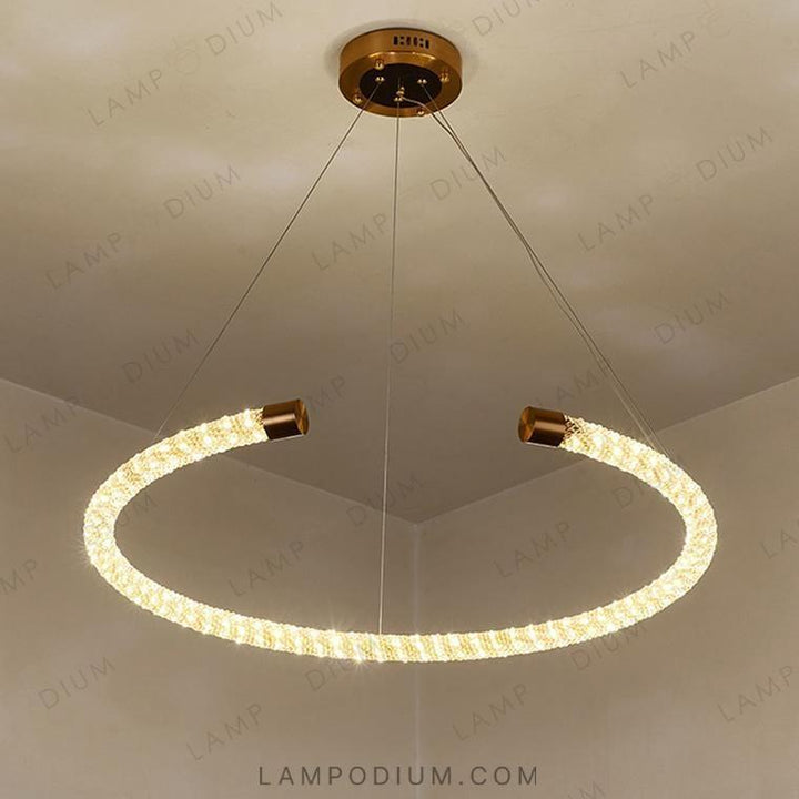 Circular chandeliers and light fixtures VIDAGO RING