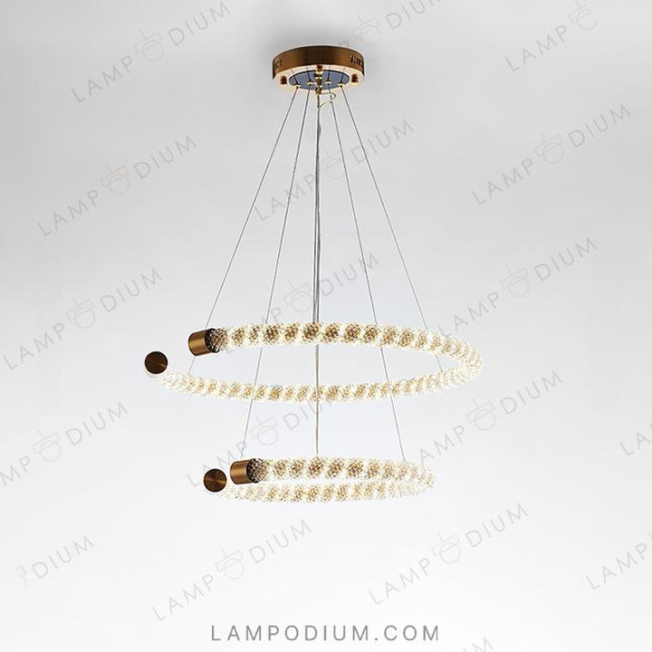 Circular chandeliers and light fixtures VIDAGO RING