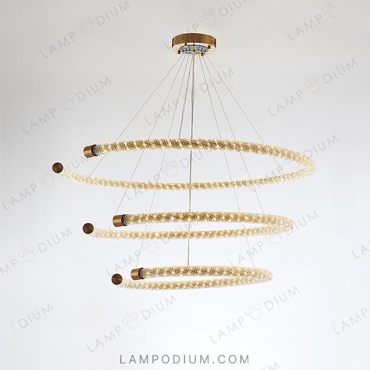 Circular chandeliers and light fixtures VIDAGO RING