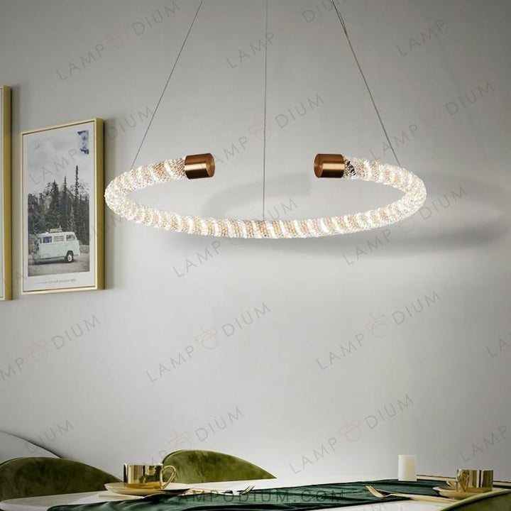 Circular chandeliers and light fixtures VIDAGO RING