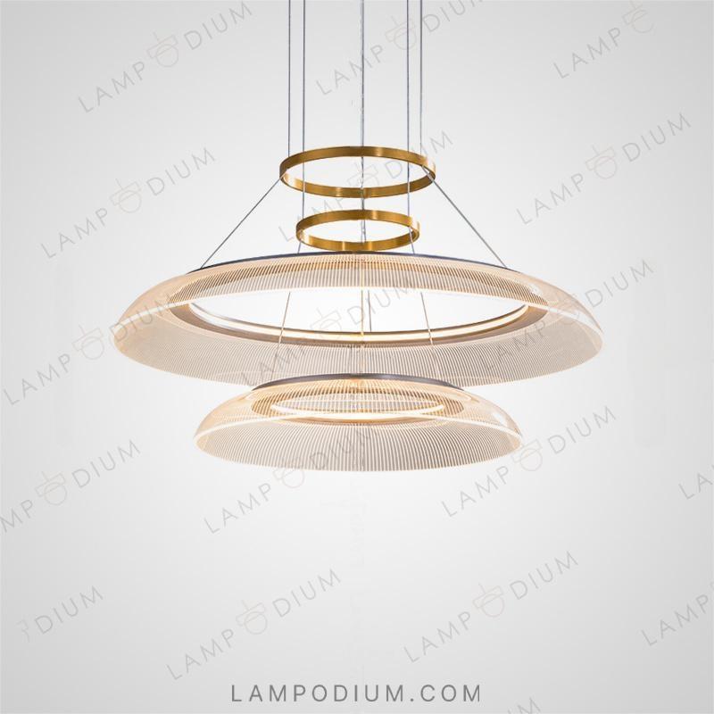 Ring chandeliers and lamps VIDIA