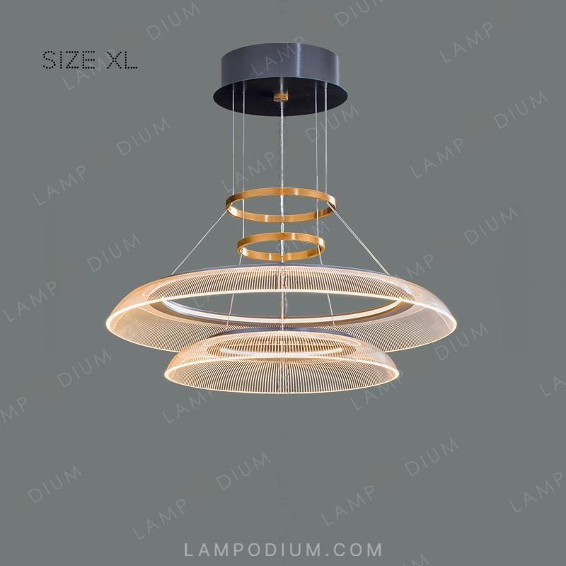 Ring chandeliers and lamps VIDIA