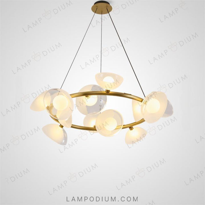 Circular chandeliers and light fixtures VINSENT