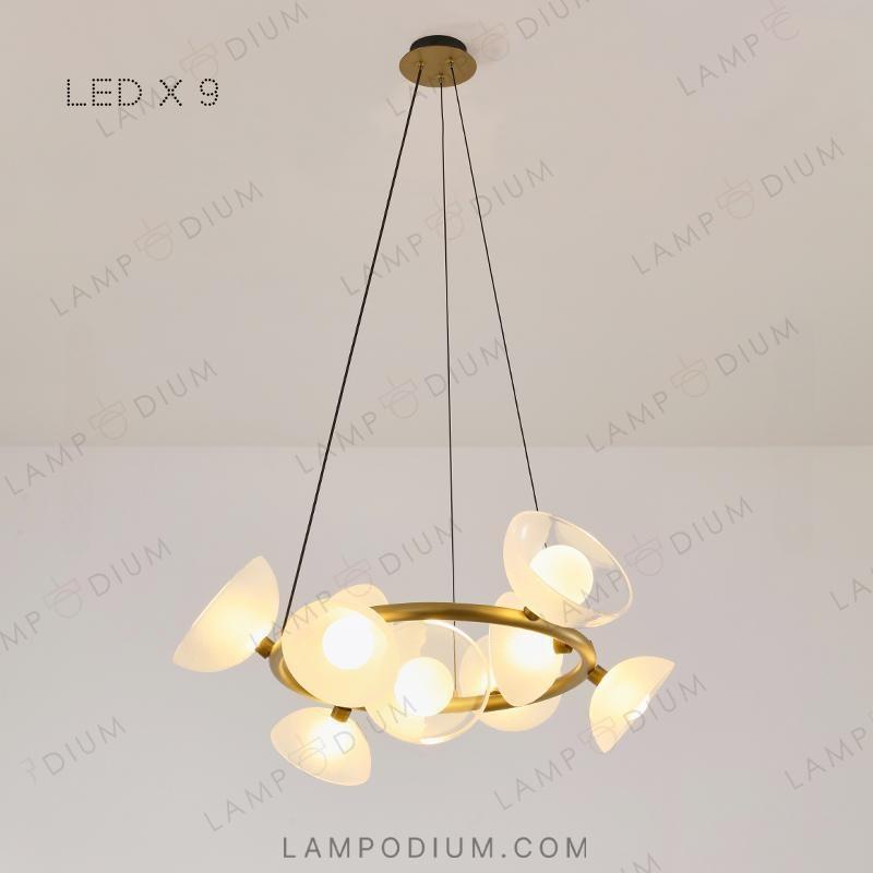 Circular chandeliers and light fixtures VINSENT