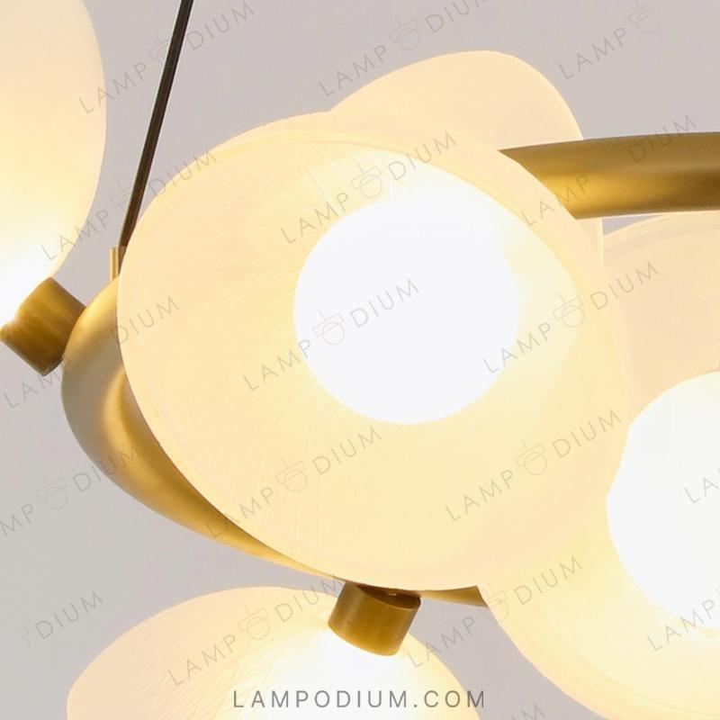 Circular chandeliers and light fixtures VINSENT