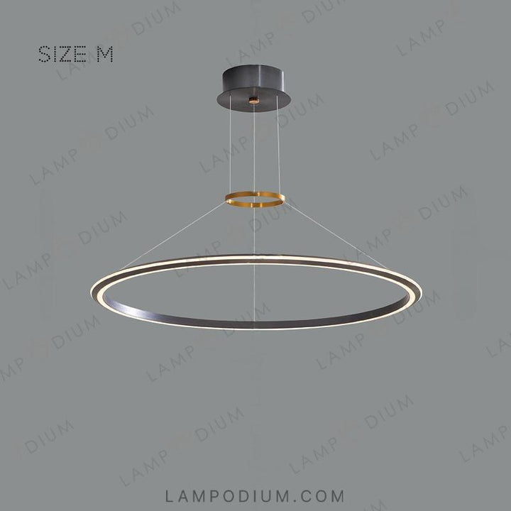 Circular chandeliers and lamps VISIT