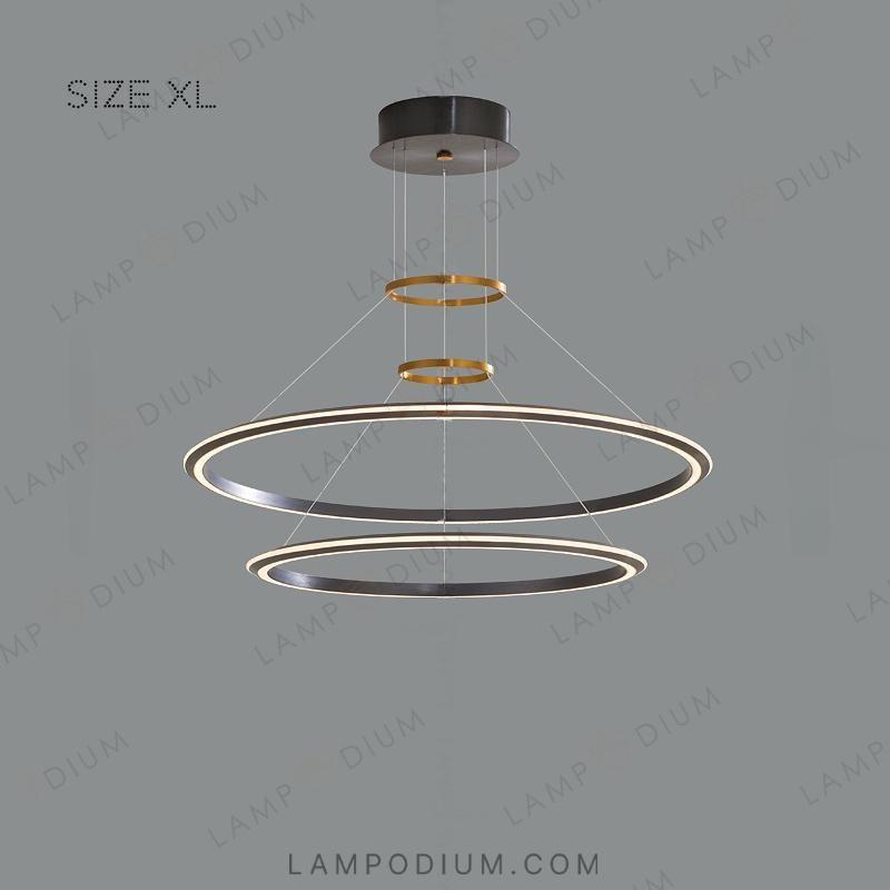 Circular chandeliers and lamps VISIT