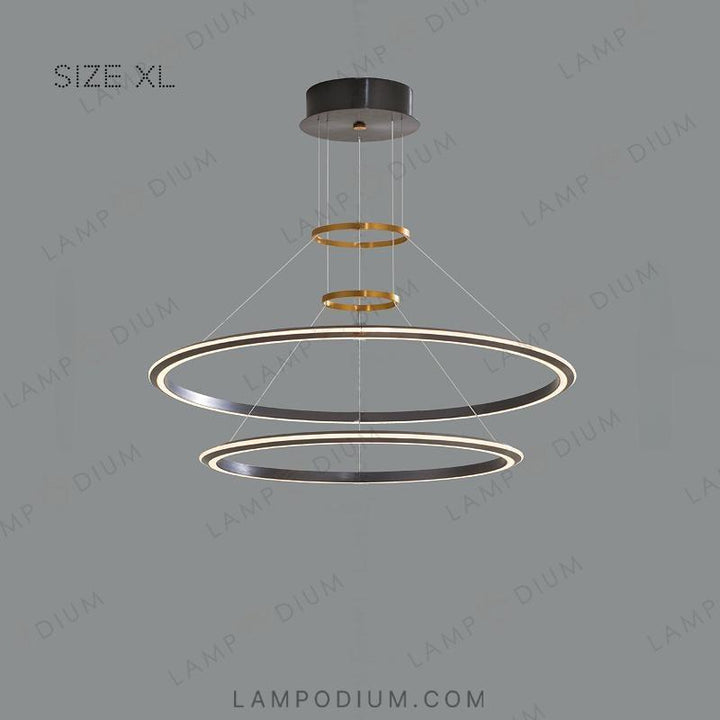 Circular chandeliers and lamps VISIT