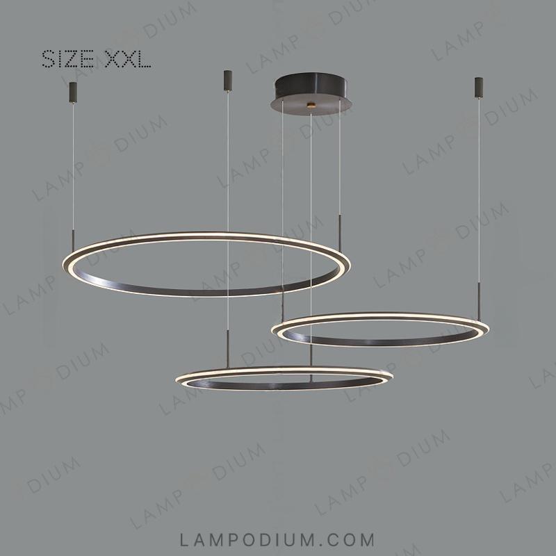 Circular chandeliers and lamps VISIT