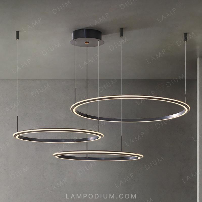 Circular chandeliers and lamps VISIT