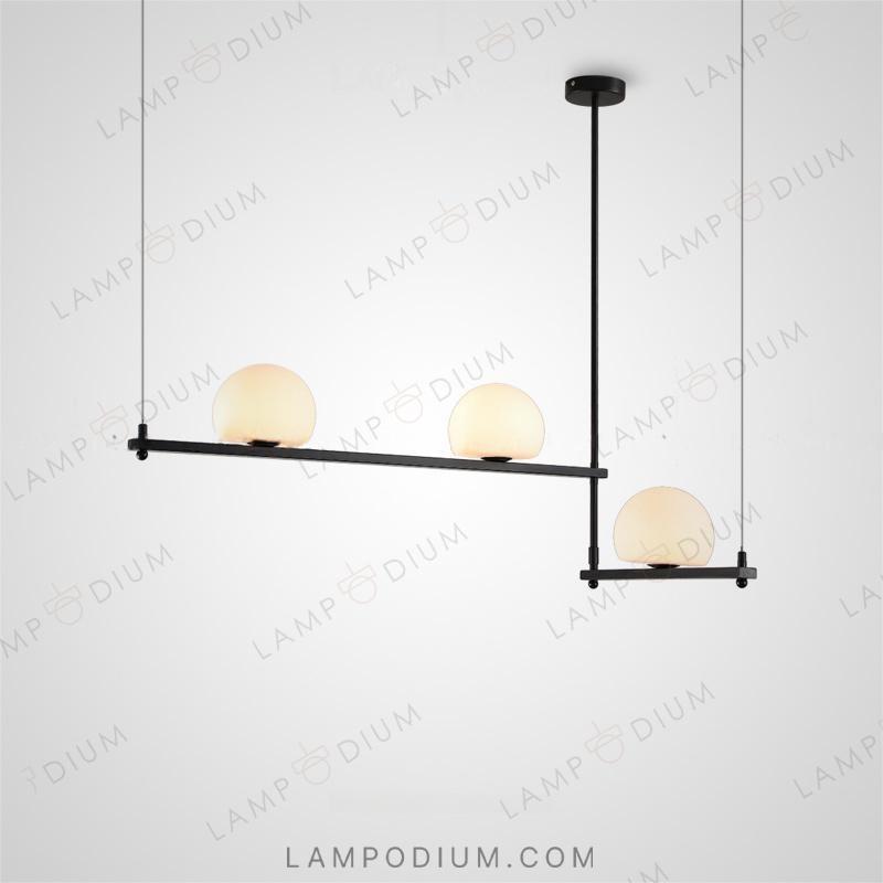 Linear, row luminaire VORTEX