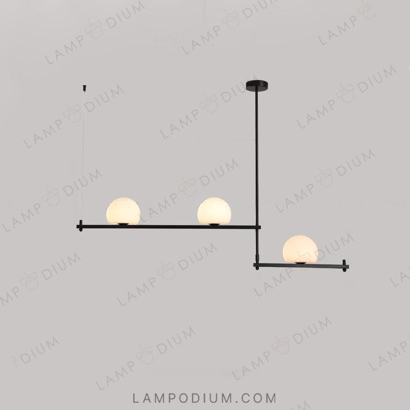 Linear, row luminaire VORTEX