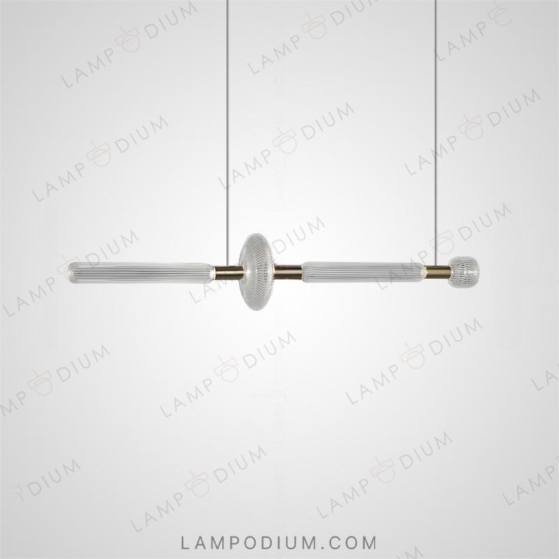 Linear, row luminaire VUOKSA LONG