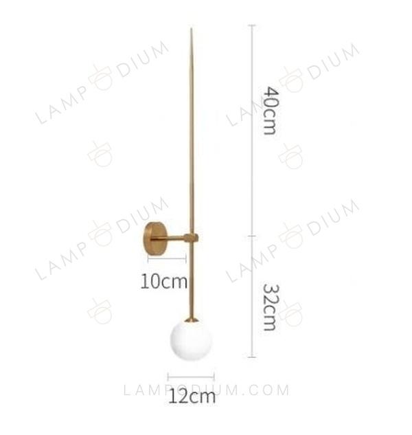 Wall sconce CORER 72 CM