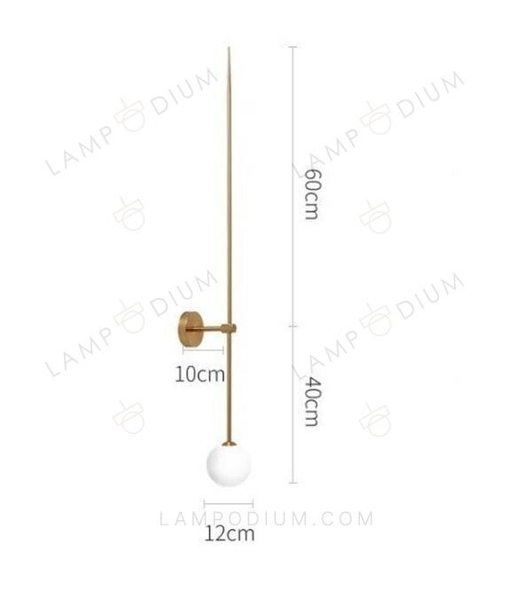 Wall sconce CORER 72 CM