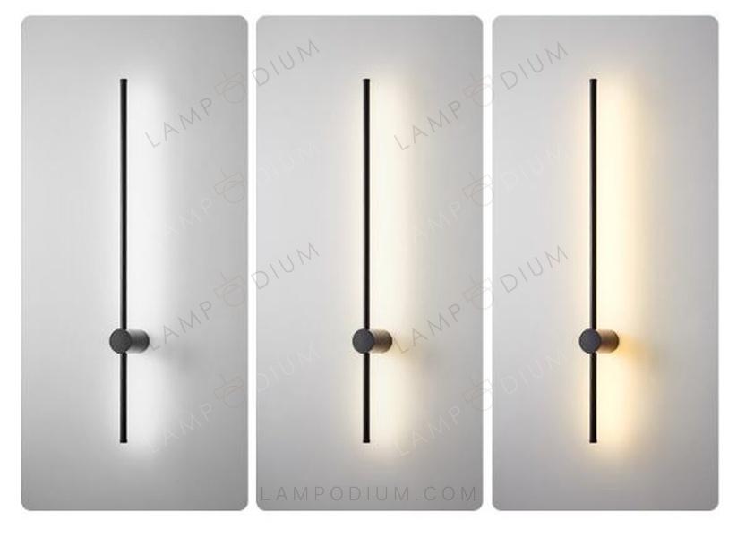 Wall sconce BLACK STICK 80