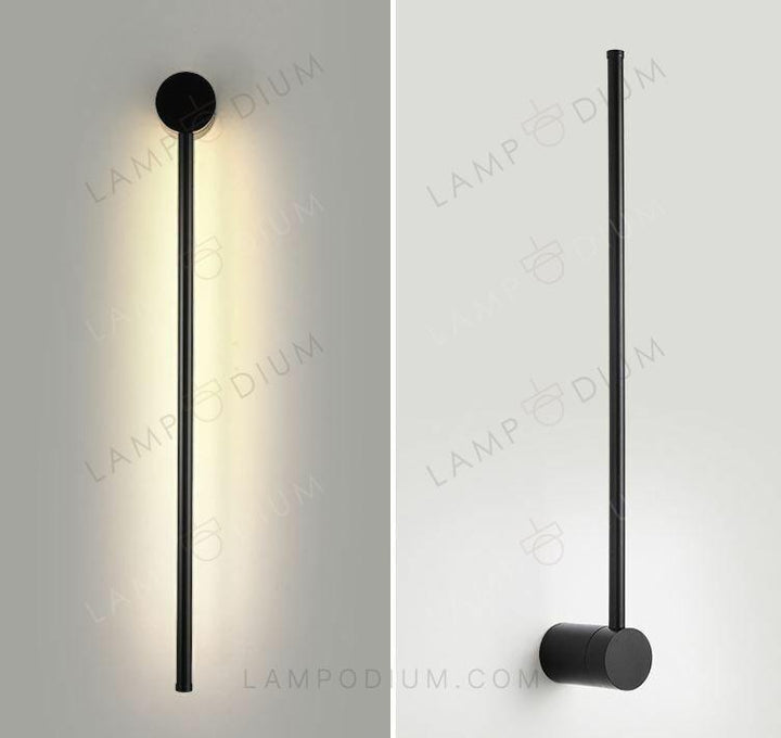 Wall sconce BLACK STICK 80