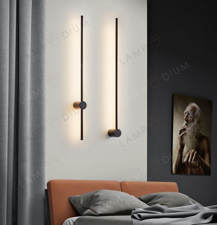 Wall sconce BLACK STICK 80