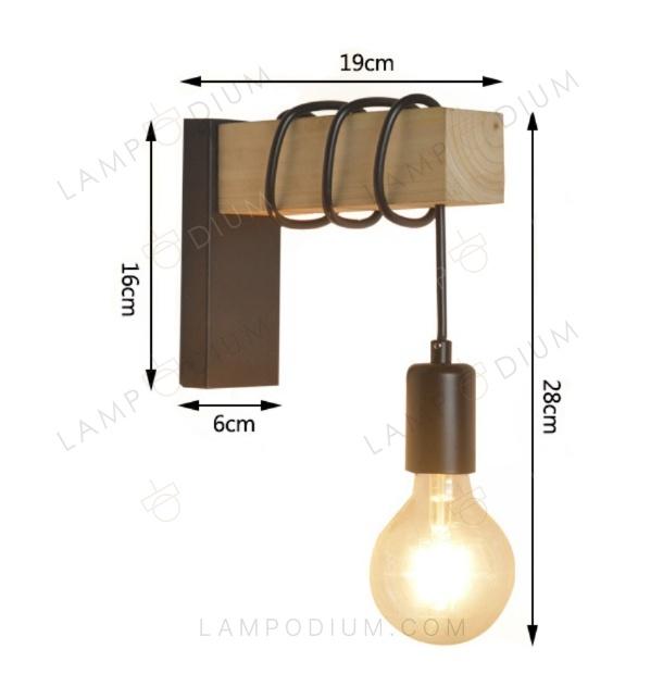 Wall sconce BRUSCO