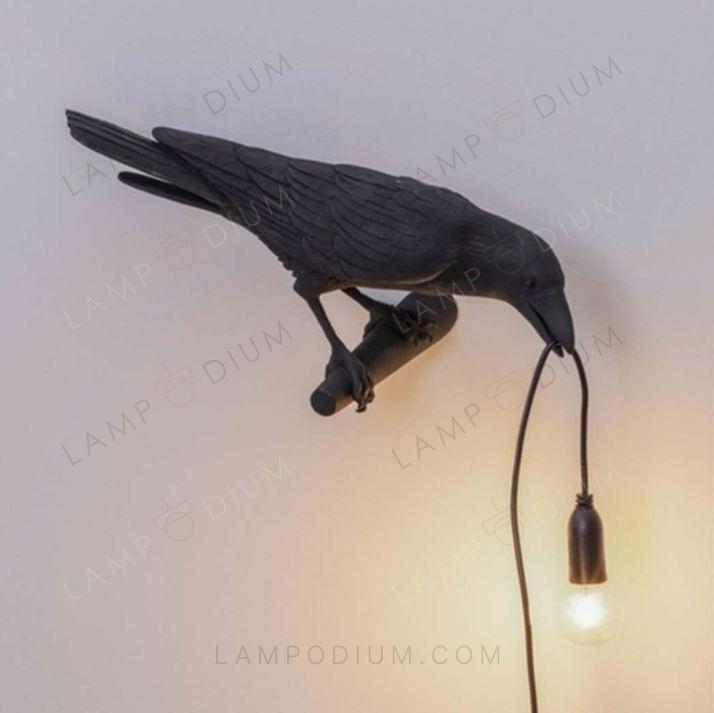 Wall sconce CROW LAMP