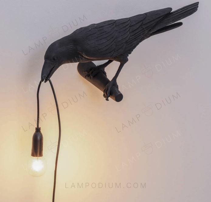 Wall sconce CROW LAMP